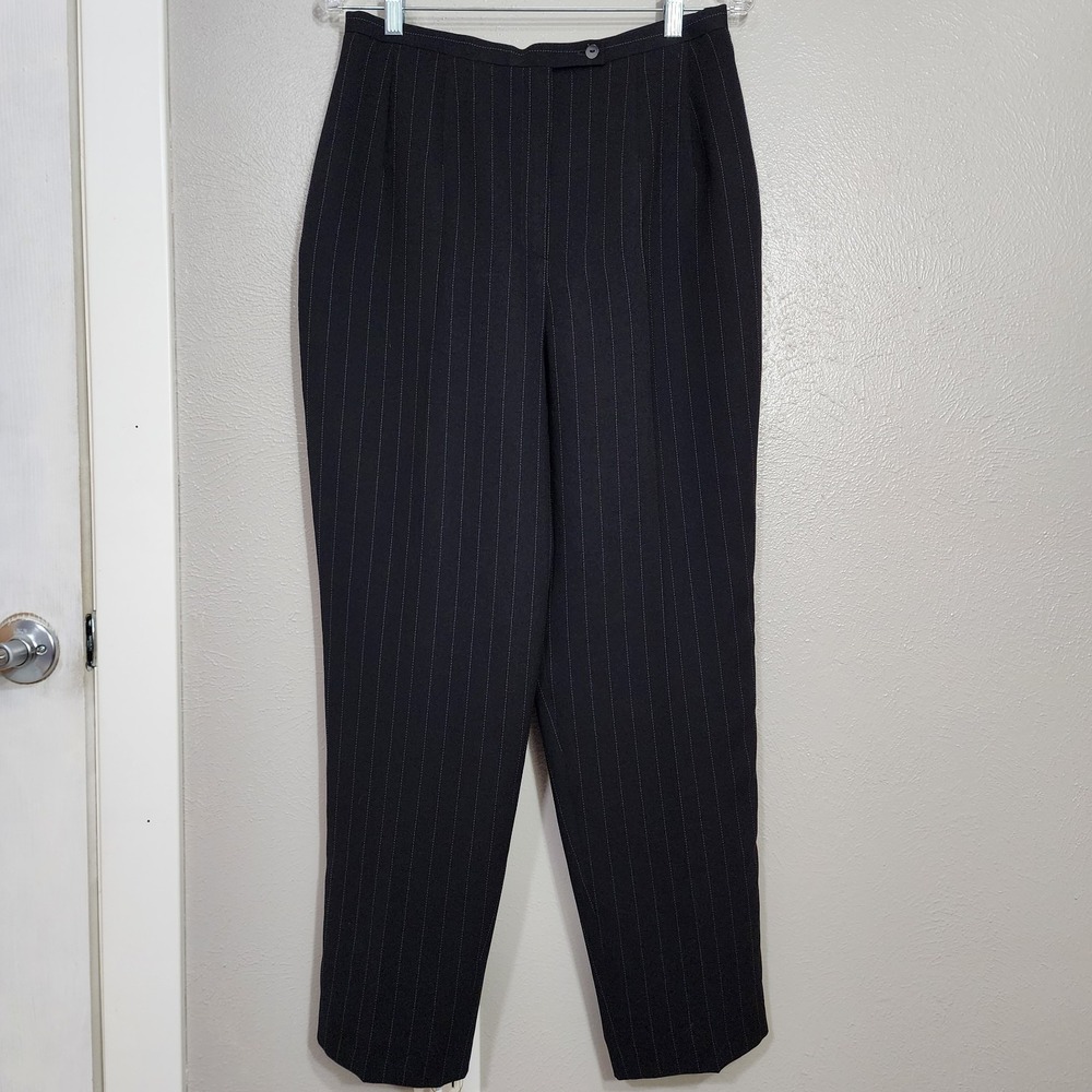 Harve Benard Pants‎ Women's Size 12 Petite Office Business Pinstripe